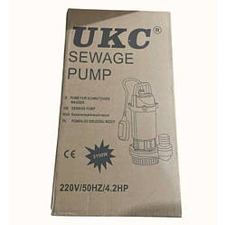 Каналізаційний насос для відкачування чистої та брудної води 5m-1 3150W 220 V 4.2HP — потужне рішення для ваших завдань