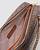 💎 Michael Kors Jet Set Large Logo Crossbody Bag Brown 24 х 17 х 6 см, фото 3