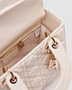 💎 Christian Dior Small Lady Dior My ABCDIOR Bag Cream 20 х 17 х 8 см, фото 4