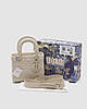💎 Christian Dior Latte Ultramatte Cannage Calfskin Mini Lady Dior Beige 20 х 17 х 9 см, фото 4