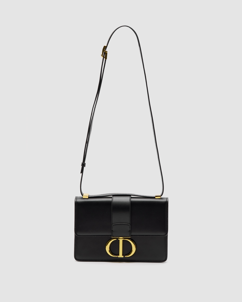 💎 Christian Dior 30 Montaigne Bag Black Box Calfskin 24 х 16 х 7 см, фото 1