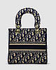💎 Christian Dior Medium Lady D-Lite Bag Blue/Beige 23 х 19 х 11 см, фото 3