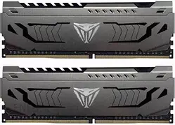 Пам'ять для настільних комп'ютерів PATRIOT 64 GB (2x32GB) DDR4 3600 MHz Viper Steel (PVS464G360C8K)