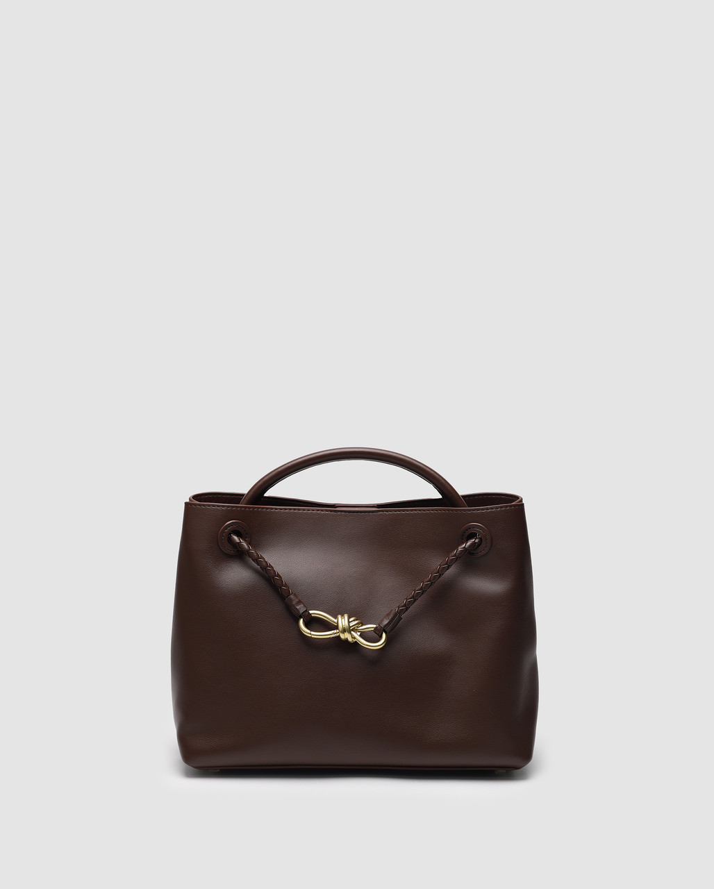 💎 Bottega Veneta Andiamo Medium Leather Tote Bag in Brown 31 х 23 х 10.5 см, фото 1
