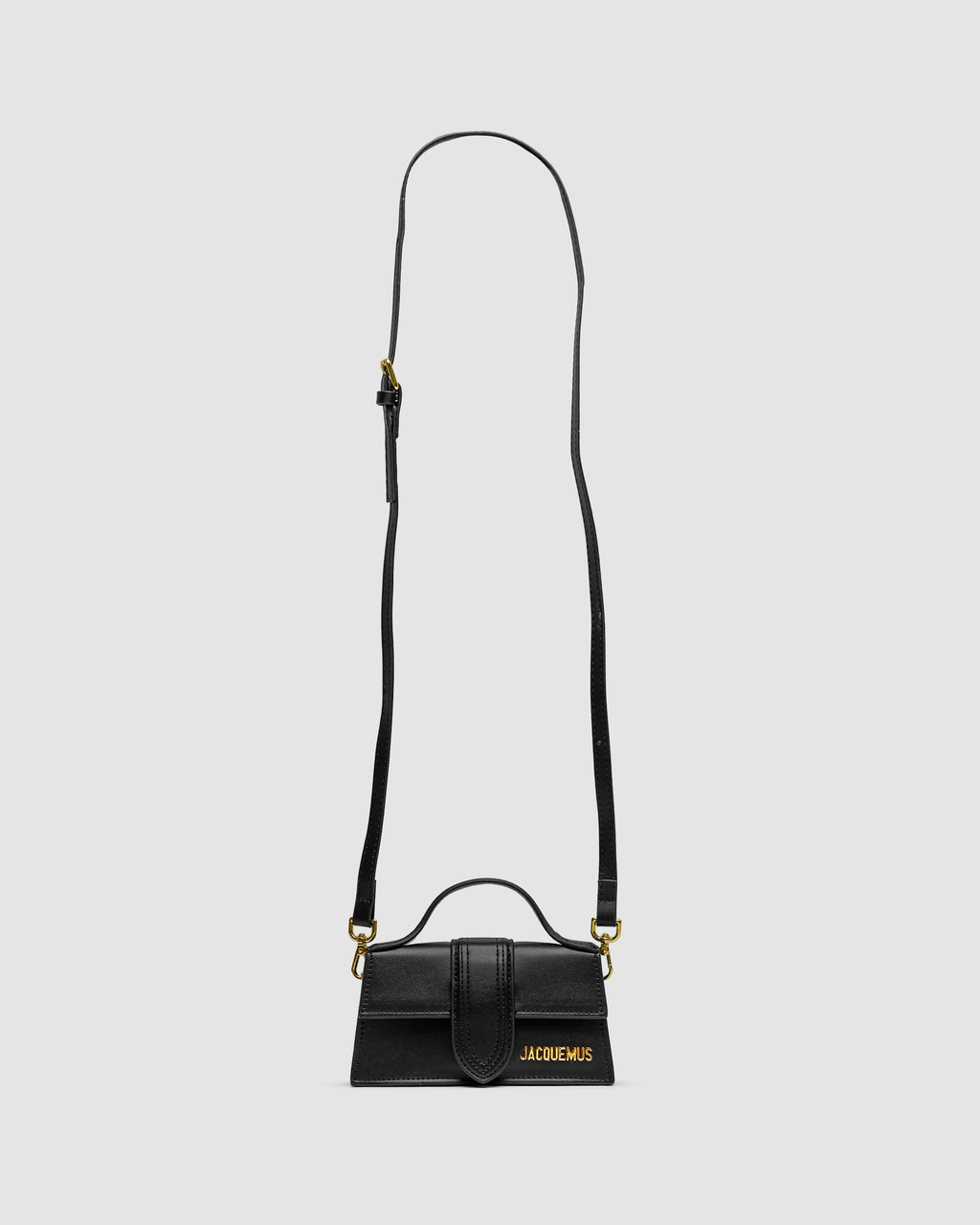 💎 Jacquemus Le Bambino Small Handbag With Adjustable Crossbody Black, фото 1