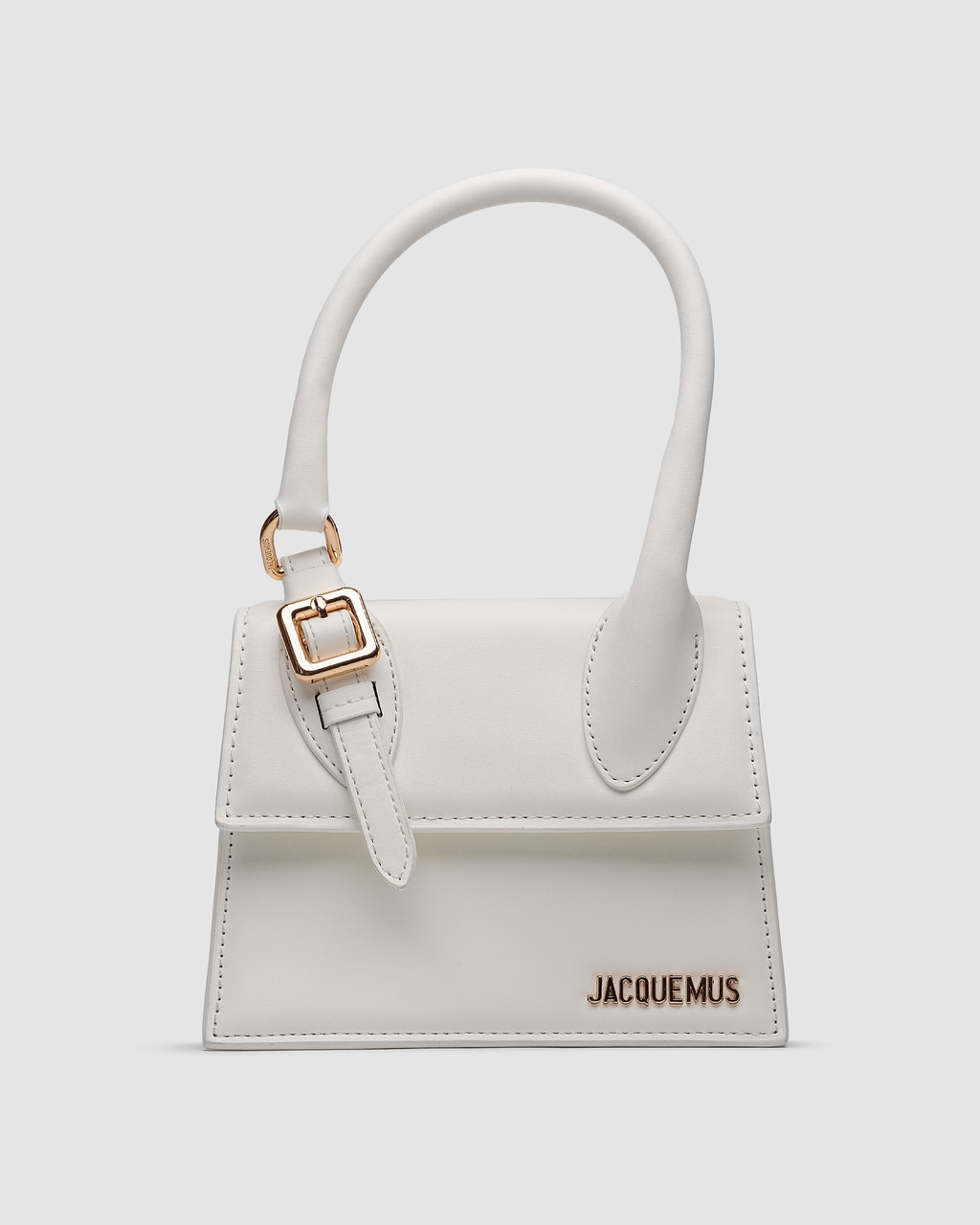 💎 Jacquemus Le Chiquito Moyen Boucle White 17 x 14 x 7.5 см, фото 1