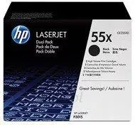 Тонер HP 55X Two Pack Black (CE255XD), фото 1