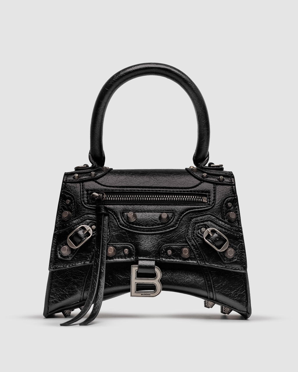 💎 Balenciaga Hourglass X Le Cagole Black 22 х 17 х 10 см, фото 1
