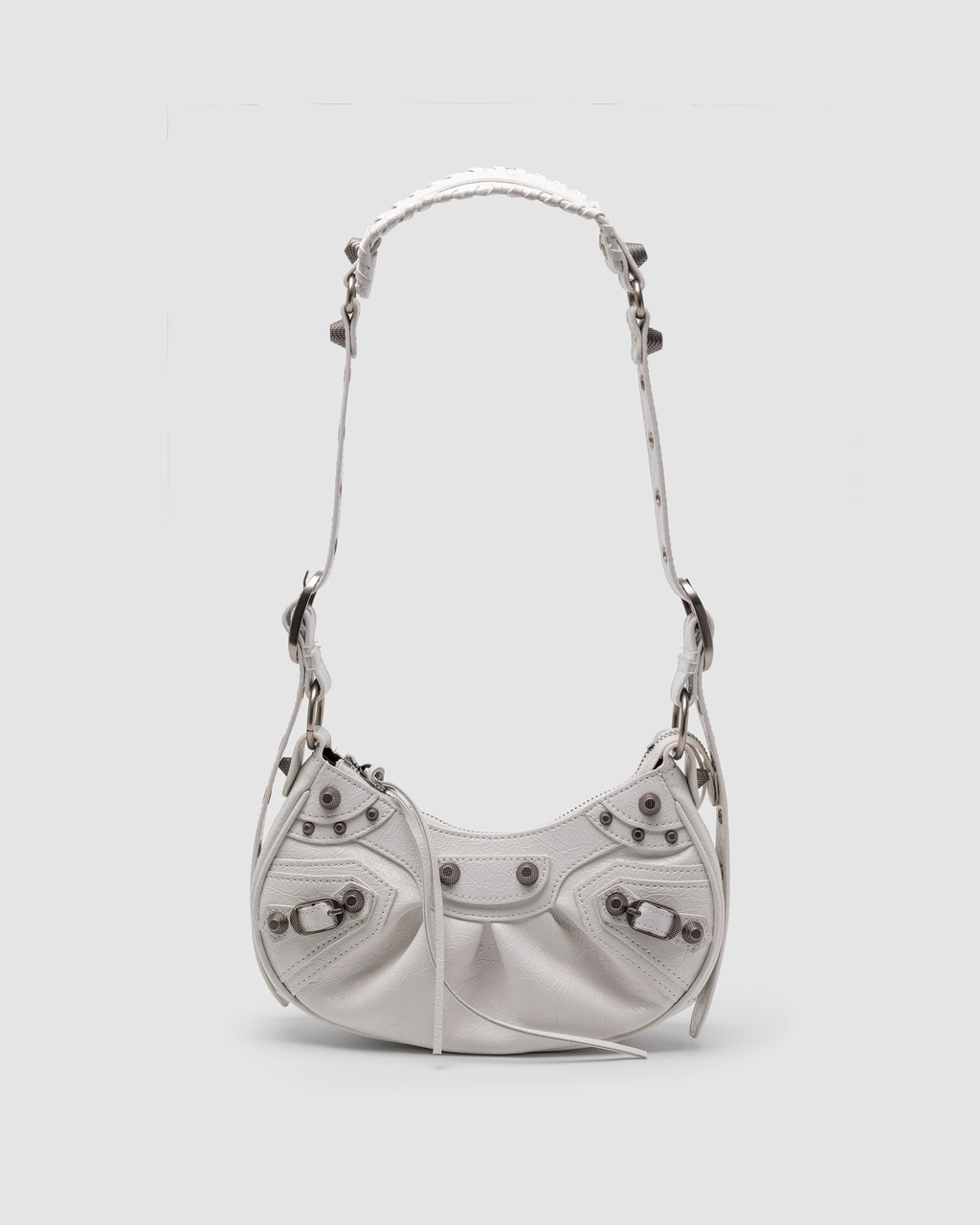 💎 Balenciaga Le Cagole XS Shoulder Bag White, фото 1