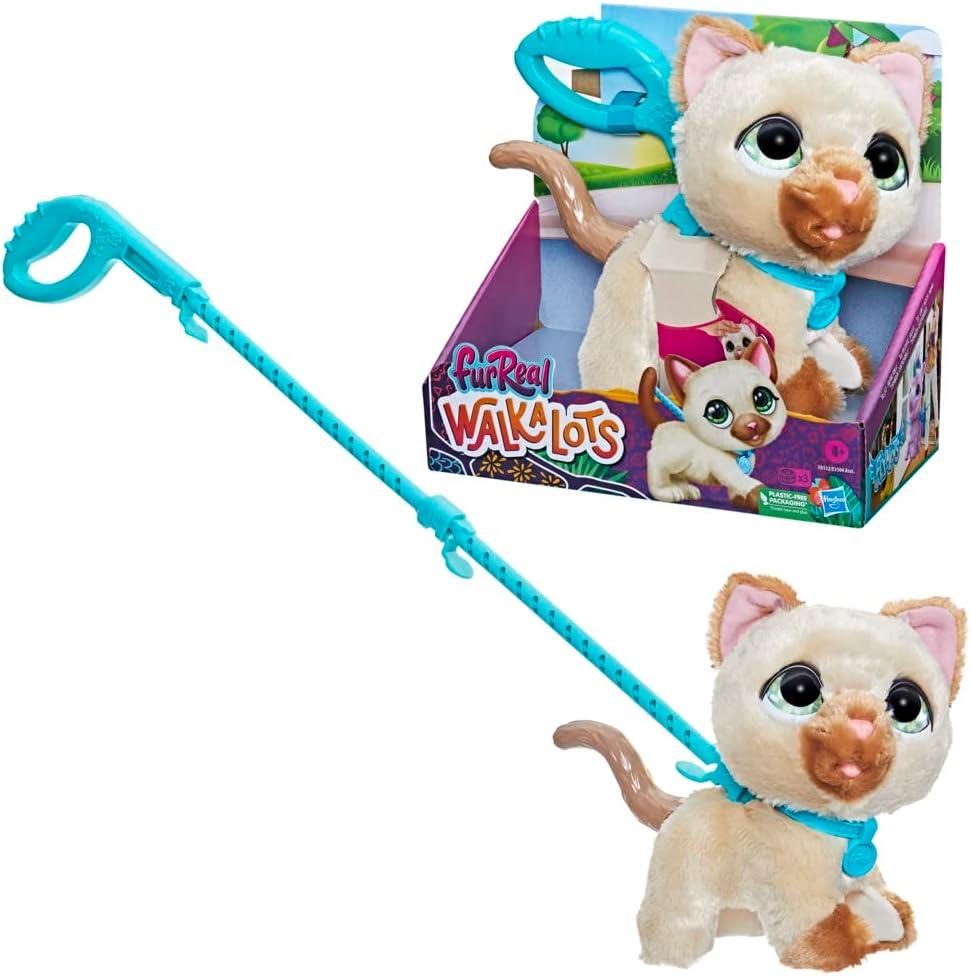 Інтерактивна іграшка Фурріал кошеня на повідку FurReal Friends Walkalots Large Racker Interactive Toy Cat