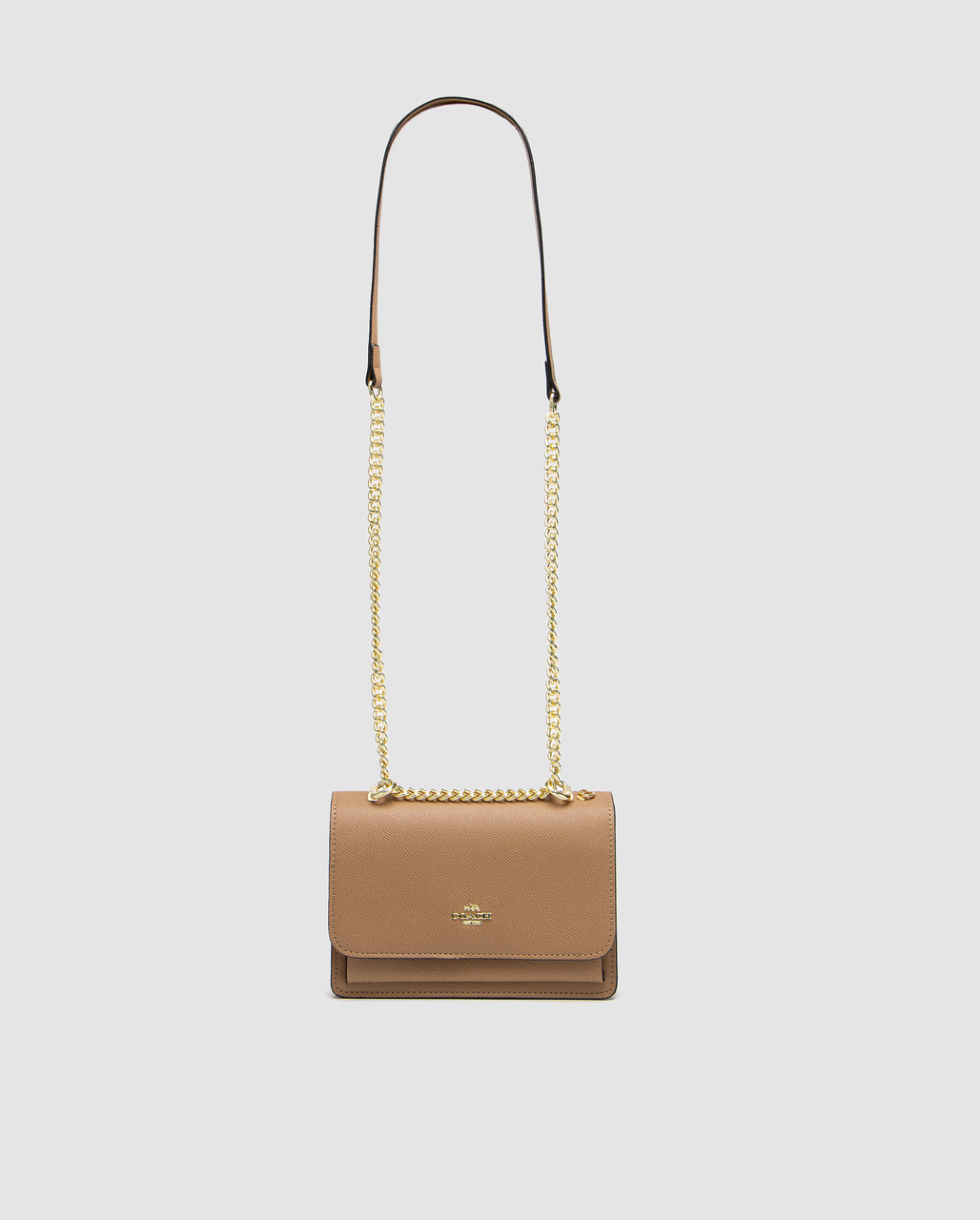 💎 Coach Mini Klare Crossbody in Signature Canvas Total Beige 21 х 15 х 8 см, фото 1