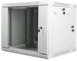 Тумба двосекційна навісна Lanberg 19 9U сіра (WF02660910S)