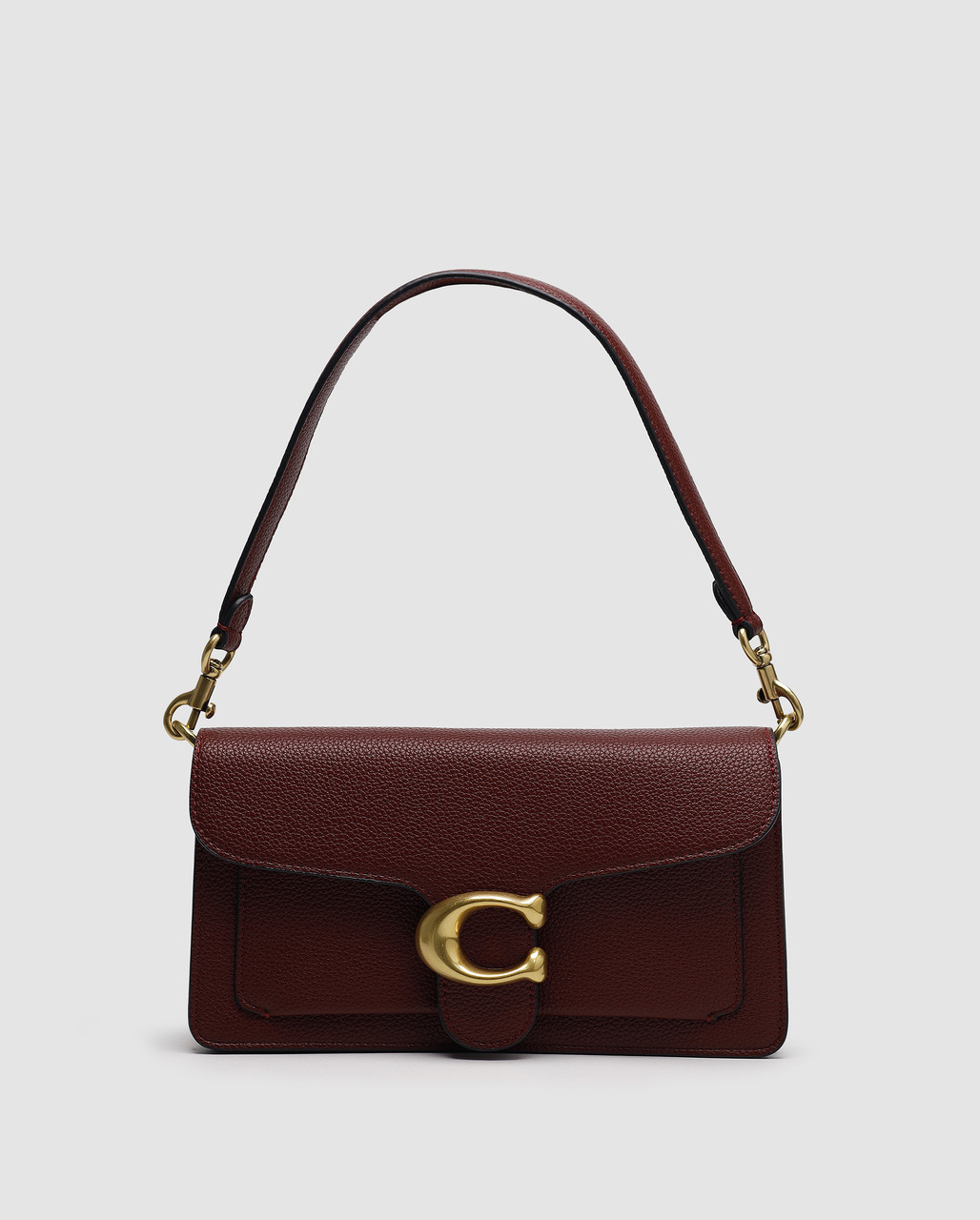 💎 Coach Tabby Red/Gold Shoulder Bag 26 In Signature Canvas 26 х 14 х 6.5 см, фото 1