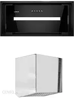 Вбудована витяжка Globalo Lanilia Lamezo 60.1 Black + турбіна TZ 1.1