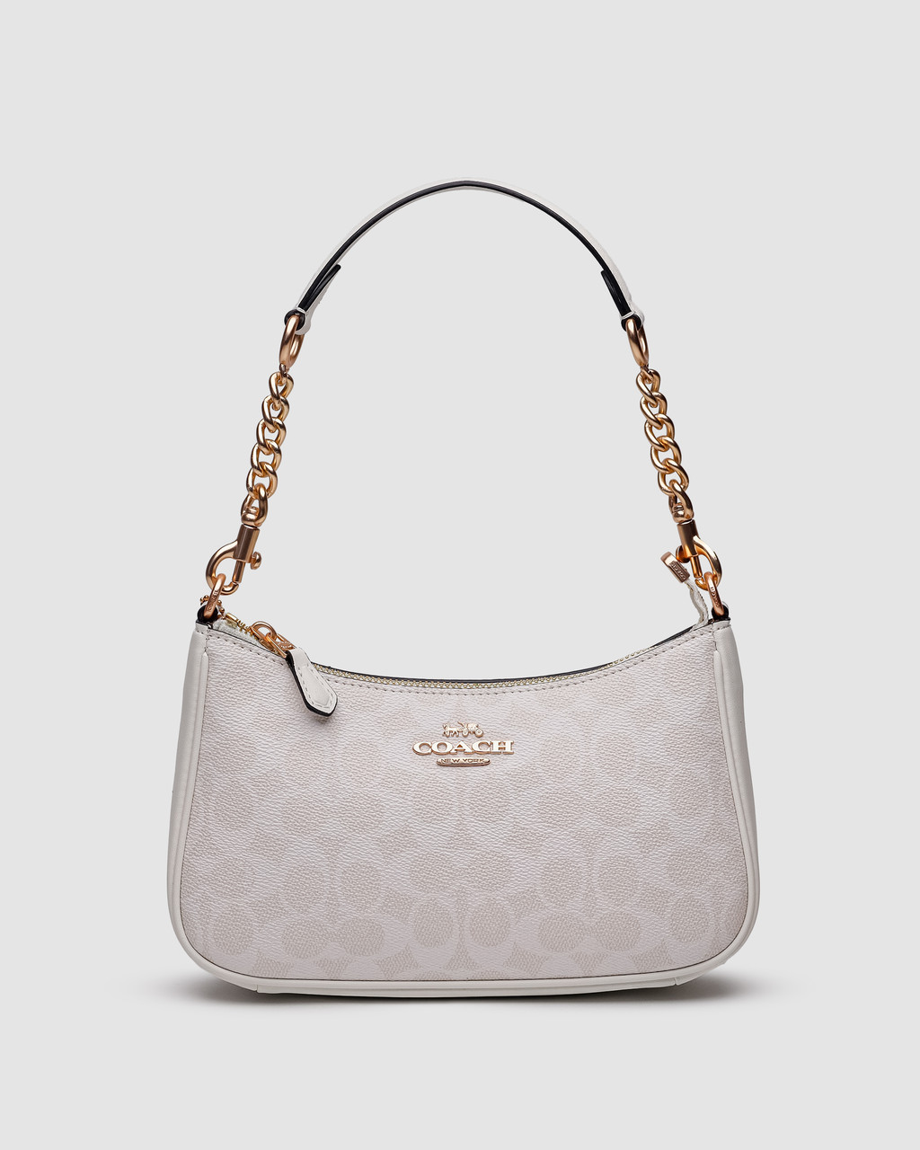 💎 Coach Teri White Shoulder Bag In Signature Canvas, фото 1