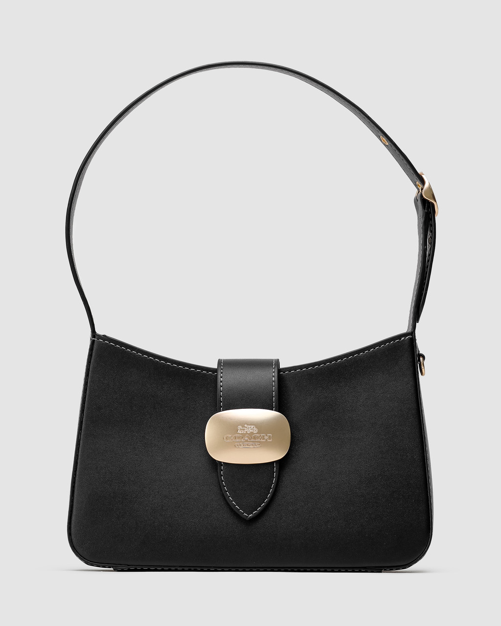 💎 Coach Eliza Shoulder Bag In Black 25 х 16 х 7 см, фото 1