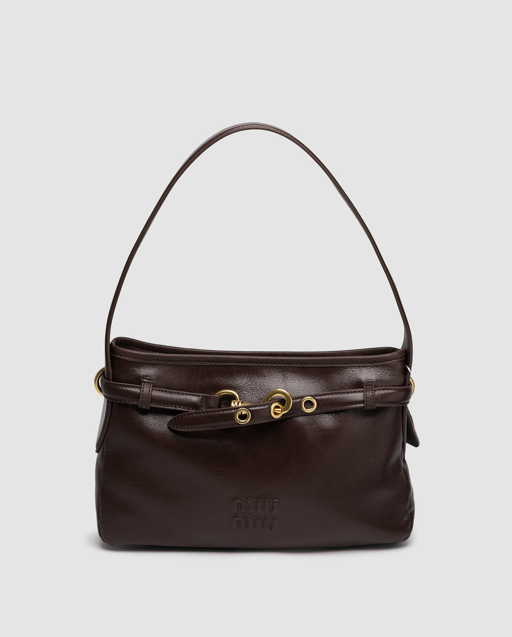 💎 Miu Miu Aventure Nappa Leather Bag Chocolate, фото 1