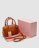 💎 Miu Miu Arcadie Matelassé Nappa Leather Bag Brown 19 х 13 х 6.5 см, фото 3