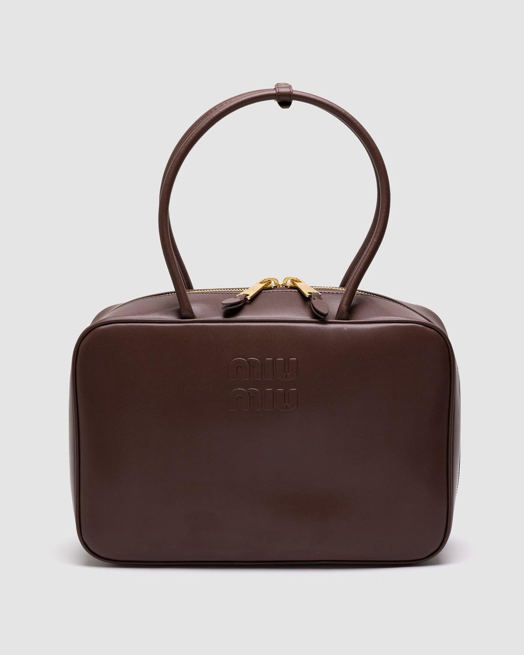 💎 Miu Miu Ripe Cherry Leather Beau Top-Handle Bag, фото 1