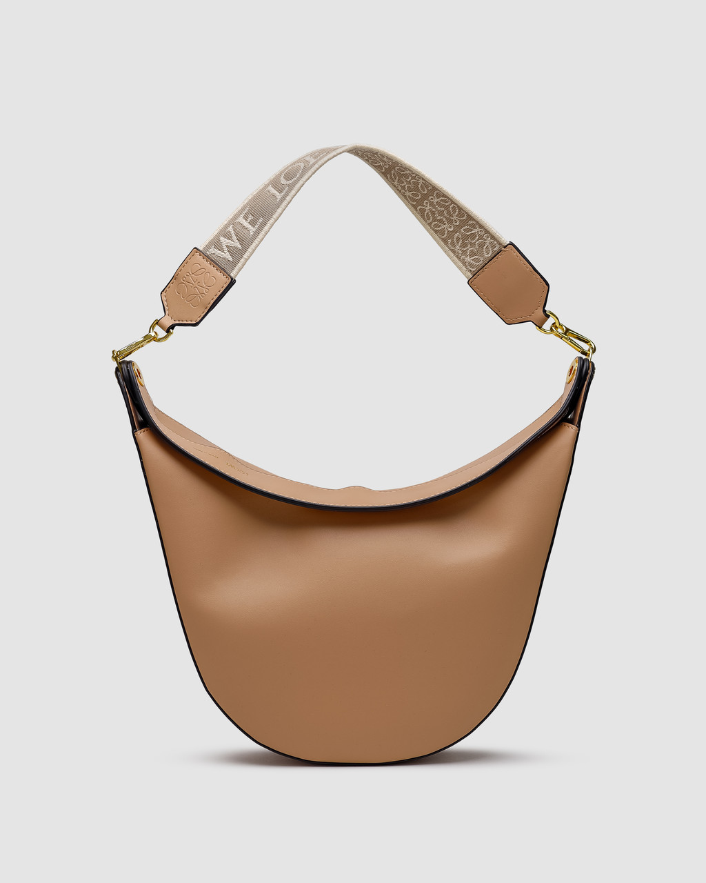 💎 Loewe Luna Leather Shoulder Bag in Beige, фото 1