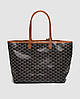 💎 GOYARD Saint Louis PM Coated Canvas Tote bag Brown Black Ex, фото 2