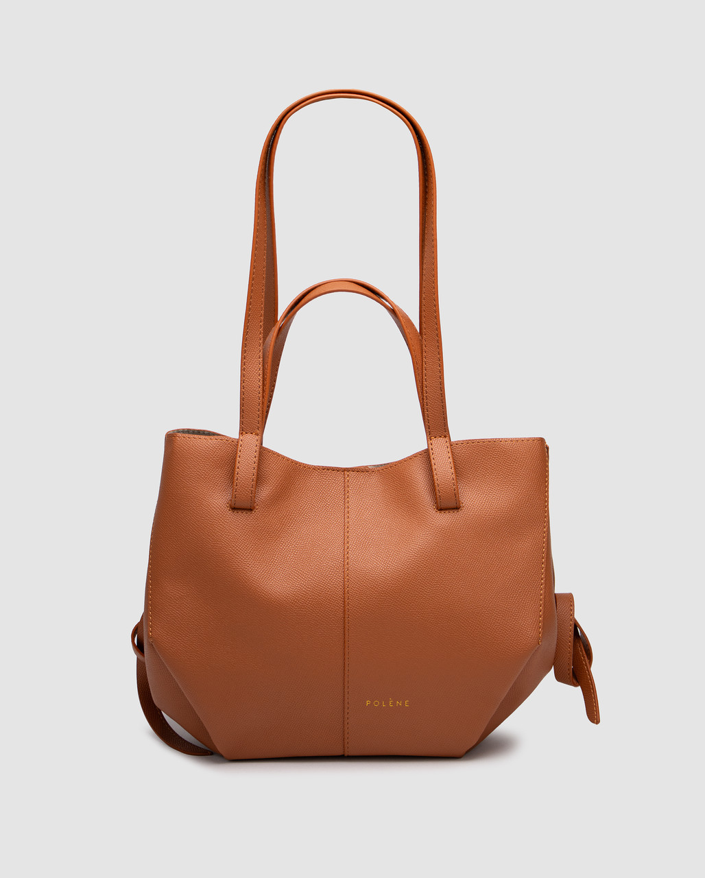 💎 Polene Cyme Mini Edition Textured Camel (нюанс) 29 х 23 х 11 см, фото 1