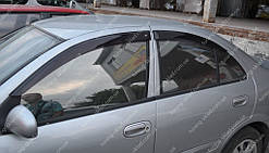Вітровики вікон Ніссан Альмера Класик (дефлектори бічних вікон Nissan Аlmera Classic)