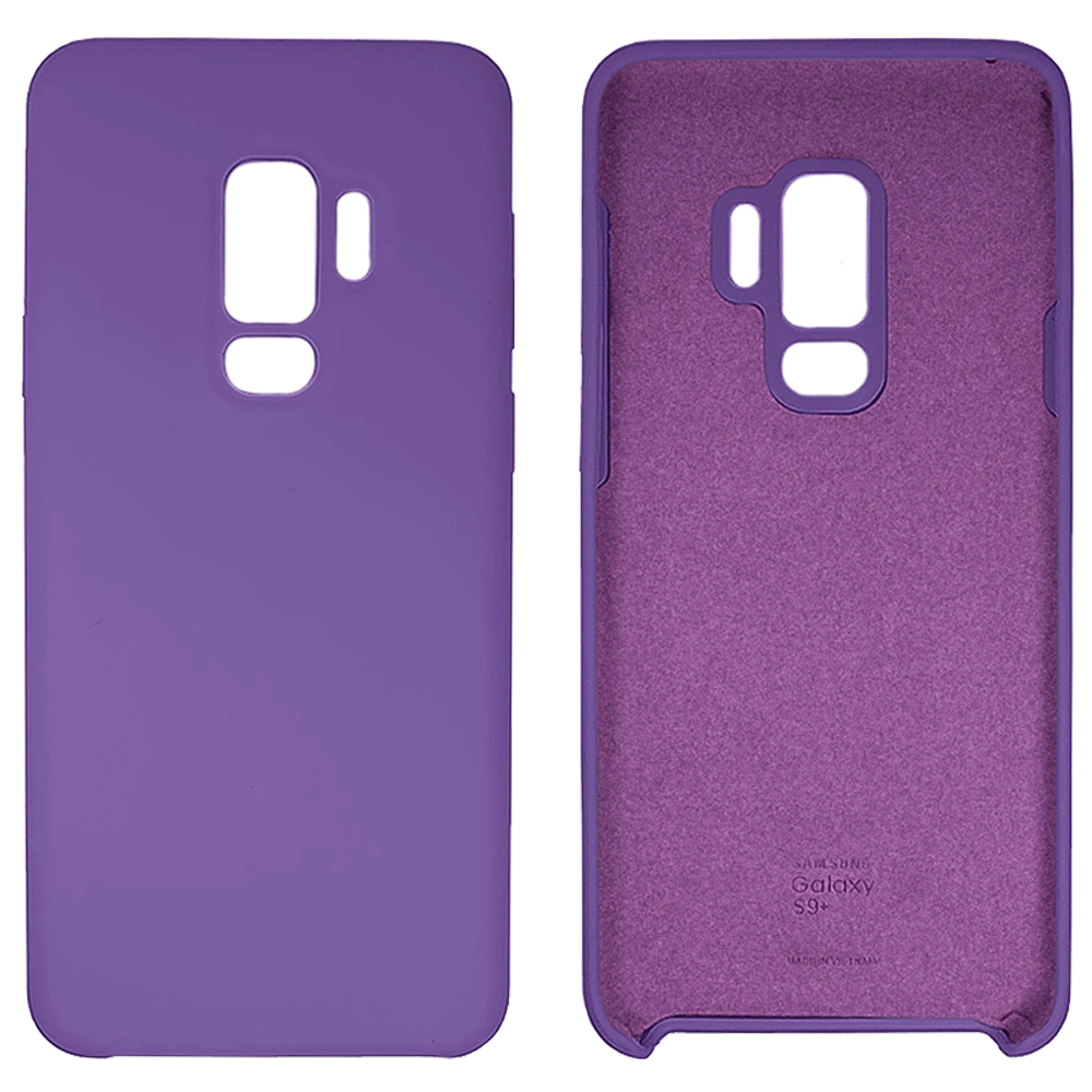 Чохол Silicone case Camera Protective для Samsung S9 Plus (14) фіолетовий Purple