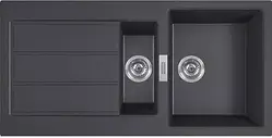 Кухонна мийка Franke Sirius S2D 651-100 Tectonite Onyx Graphite
