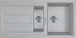 Кухонна мийка Franke S2D 651-100 Onyx 1430618682 Світло-сірий