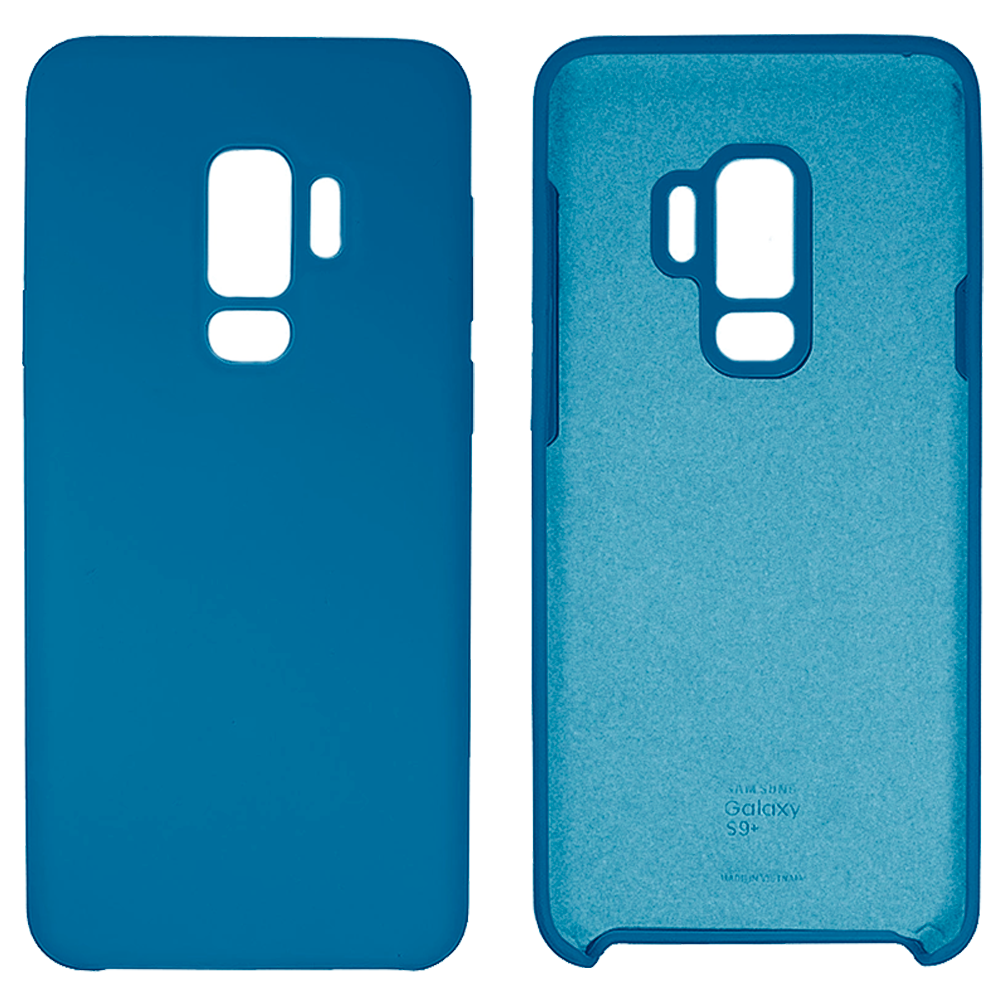 Чохол Silicone case Camera Protective для Samsung S9 Plus (16) синій Blue