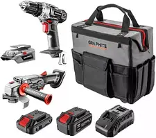 Дриль-шуруповерт Topex Energy+ 58G000, болгарка 58G003, 58G025, 2 батареї 58G001 і 58G004, 58G002, 58G0930 58G093-CS