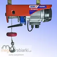 Таль, лебідка електрична Dedra 250/500 КГ 1050Вт, трос (DED7914)