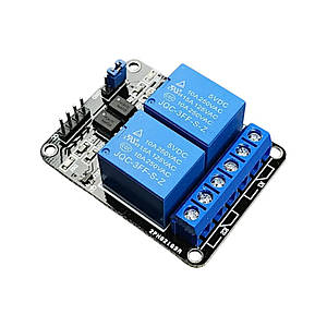 Модуль реле 2-х канальний 5В 10А
