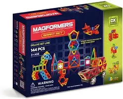 Магнітний конструктор Magformers Magnetic Smart 144 шт. 63082