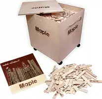 Коробка з дерев'яних навчальних блоків Maple 1000 шт