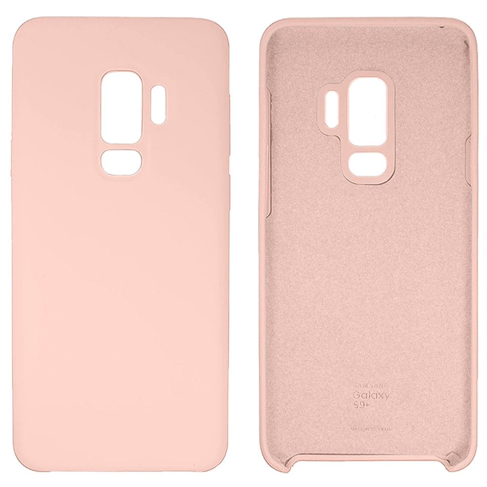 Чохол Silicone case Camera Protective для Samsung S9 Plus (18) пудра Pink Sand