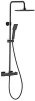 Душова система з термостатом KFA ARMATURA LOGON black (5746-910-81)
