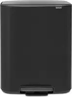 Відро для сміття Bo Pedal Bin 2 x 30 л, матовий чорний