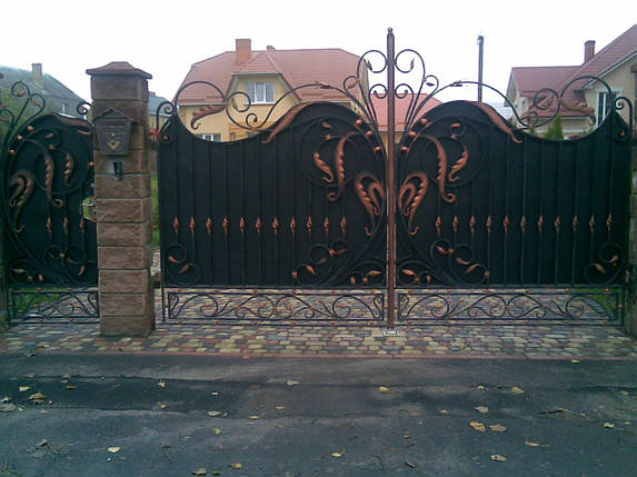 Ворота кованые Меркурій, Меркурій плюс, фото 1