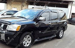 Вітровики вікон Ніссан Армада (дефлектори бічних вікон Nissan Armada)