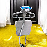 Вертикальний відпарювач Zepline 3500 Вт на телескопічній стійці з баком 2.5 л і функцією самоочищення, фото 5