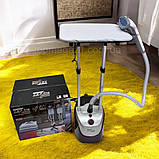 Вертикальний відпарювач Zepline 3500 Вт на телескопічній стійці з баком 2.5 л і функцією самоочищення, фото 6