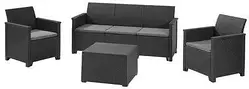 Набір садових меблів Keter Elodie 17212057 Графіт