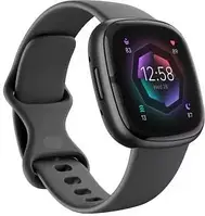 Смарт-годинник Fitbit Sense Carbon/Graphite Stainless Steel (FB512BKBK)