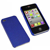 Перфорований чохол для iPhone 4, 4s — StarCase (колір: синій, рожевий)