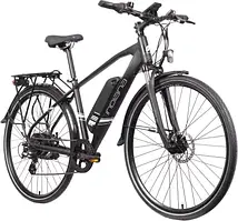 Велосипед Indiana E Trekking 1.0 Black Blue 28 2022