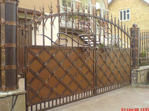 Ворота ковані Митниця (метал), фото 2