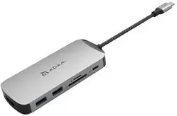 Док-станція Adam Elements CASA HUB X DP USB-C 8K 10-in-1 (AAPADHUBXDPGY)