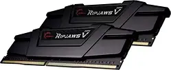 Пам'ять для настільних комп'ютерів G.Skill 64 GB (2x32GB) DDR4 3200 MHz Ripjaws V Classic Black (F4-3200C16D-64GVK)
